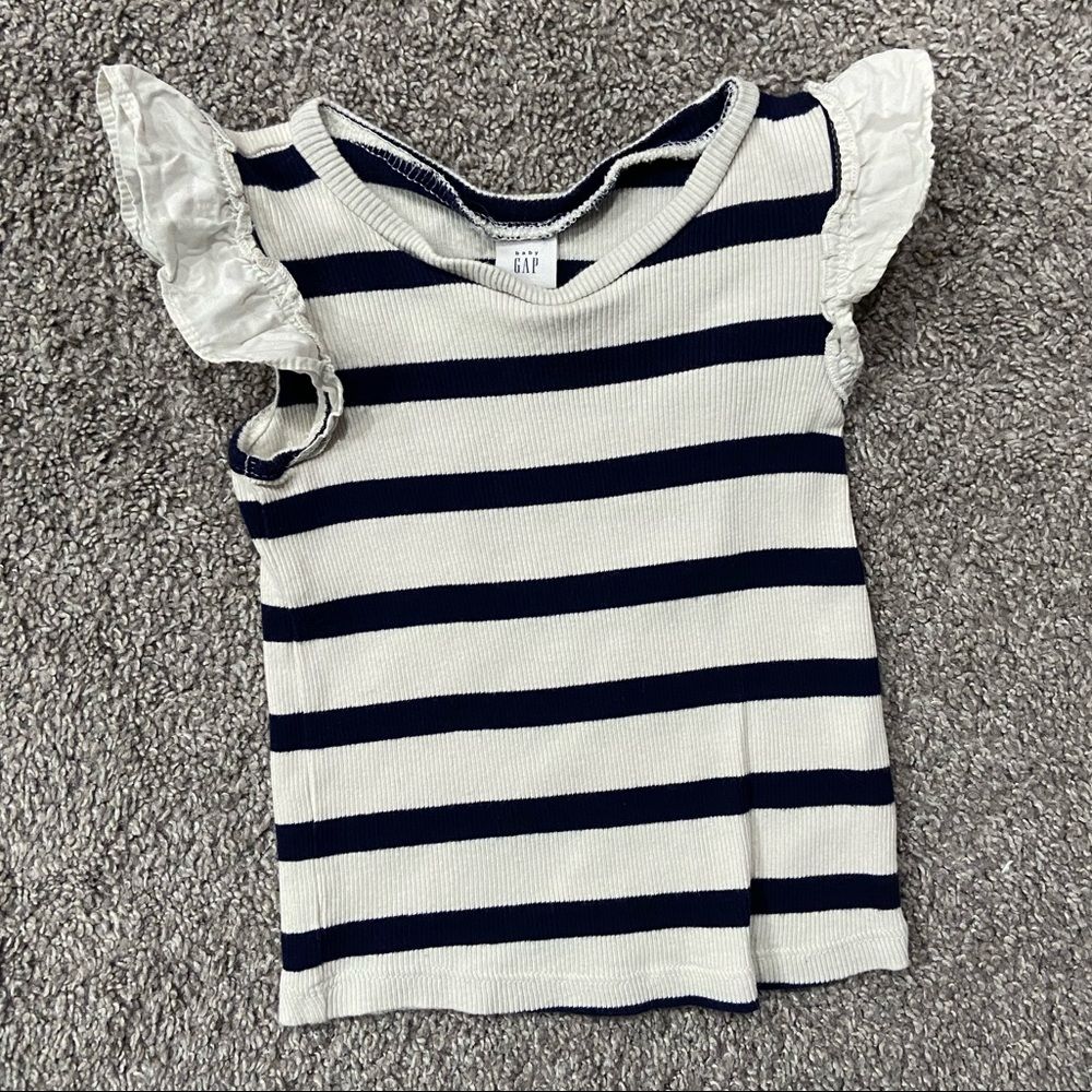 GAP ruffle tank